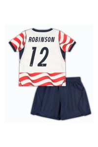 Yhdysvallat Miles Robinson #12 Jalkapallovaatteet Lasten Kotipeliasu MM-kisat 2026 Lyhythihainen (+ Lyhyet housut)